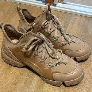 Dior Tan Athletic Sneakers